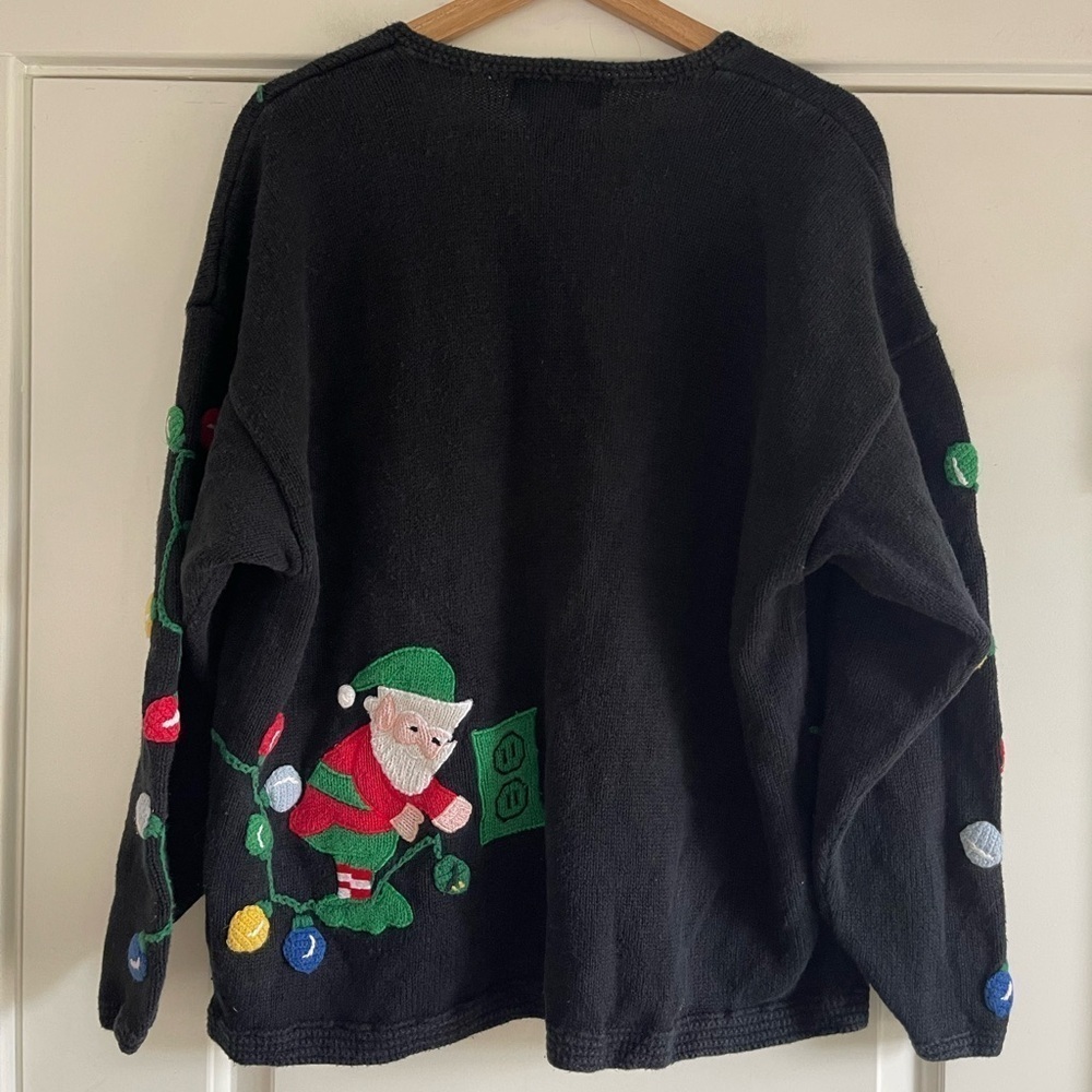 Kitschy Mandal Bay Vintage Christmas Sweater - XL - Picture 5 of 6